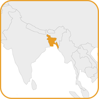Map of Bangaladesh